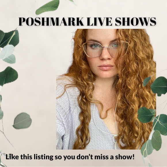 Like this listing for my poshmark live shows notification! - Picture 1 of 1